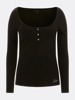 Luxusní Karlee top, Černá barva, XS, S, M, L