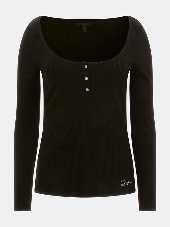 Luxusní Karlee top, Černá barva, XS, S, M, L