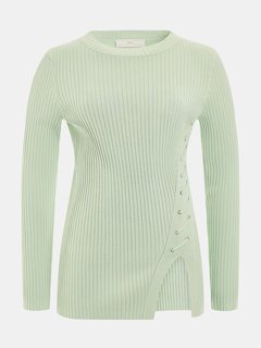 Luxusní Irmine svetr, Zelená barva, XS, S, M, L