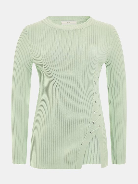 Luxusní Irmine svetr, Zelená barva, XS, S, M, L