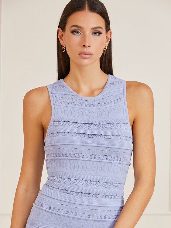 Módní Bethany šaty, Fialová barva, 2023