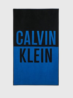 Calvin Klein Swimwear – Intense Power ručník, Modrá barva