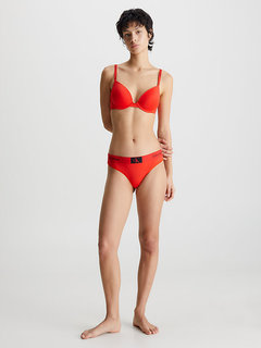 1996 Micro podprsenka Červená barva Ženy