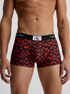 1996 Micro boxery 3ks – Calvin Klein Underwear, Černá, Červená barva Muži