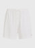 Devore kraťasy Bílá barva Ženy