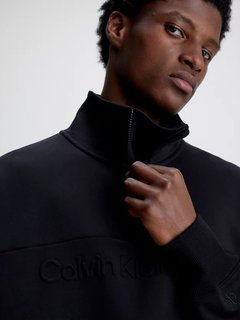 Luxusní Institutional Emboss mikina, Černá barva, S, M, L, XL