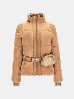 Lucia bunda – GUESS, Hnědá barva Ženy 1