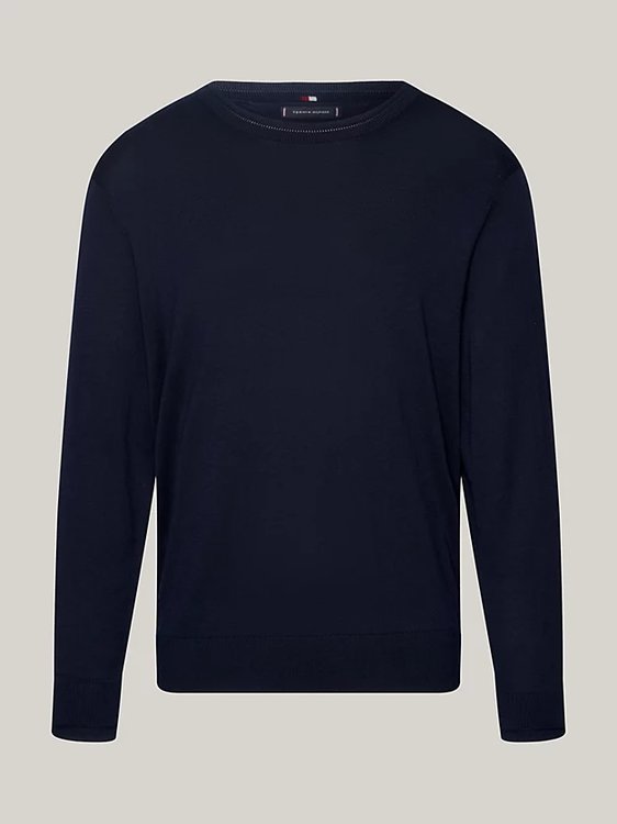 DC Cotton svetr Navy barva Muži