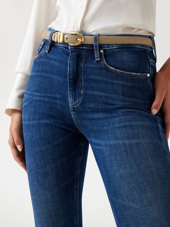 Luxusní Sexy Flare jeany, Modrá barva, 26/2, 27/2, 29/2