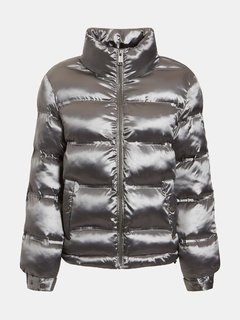 Guess – Nichole bunda, Šedá, Stříbrná barva 1