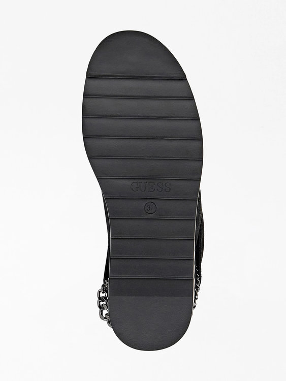 Guess, Černá barva Hadama krátké kozačky