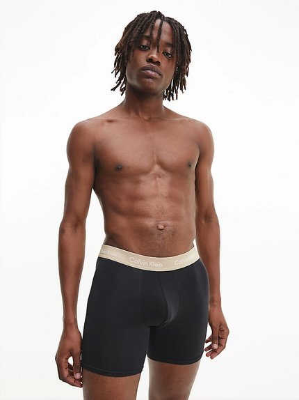 Módní Cotton boxery 3ks, Černá barva, 2022
