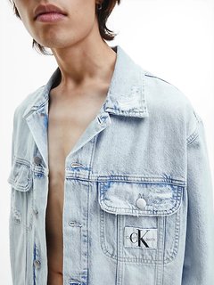 Luxusní J30J322381-1AA bunda denim, M, L, XL