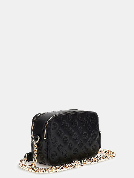 Luxusní Noelle crossbody, Černá barva, T/U