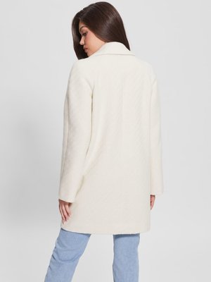 Ginny kabát – GUESS, Krémová barva Ženy