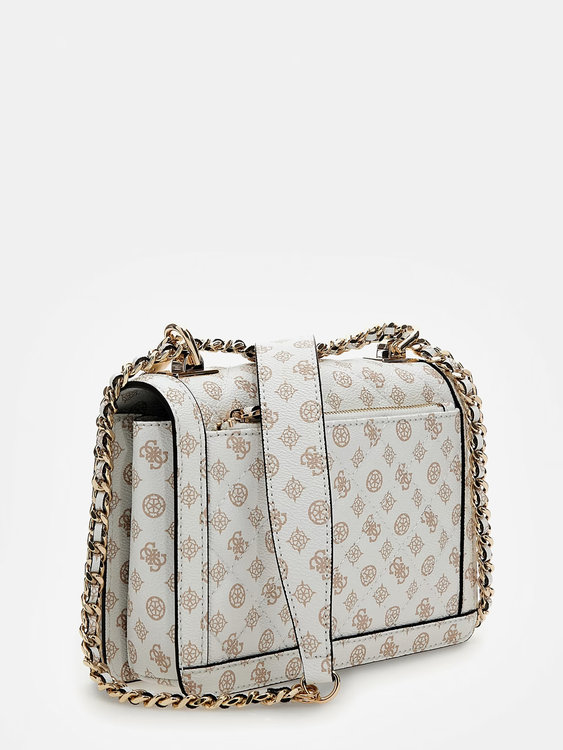 Abey crossbody – GUESS, Bílá barva Ženy