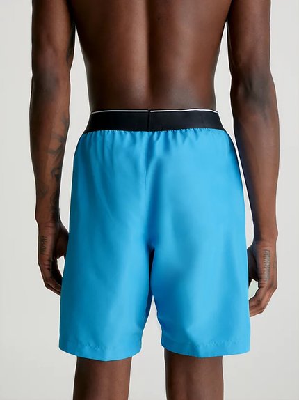 Módní CK Monogram plavky, Modrá barva, 2023