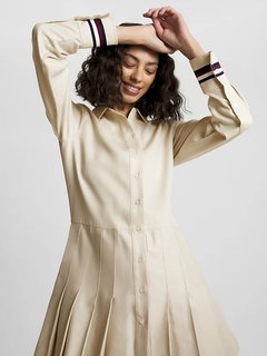 Global Short šaty Béžová barva Ženy