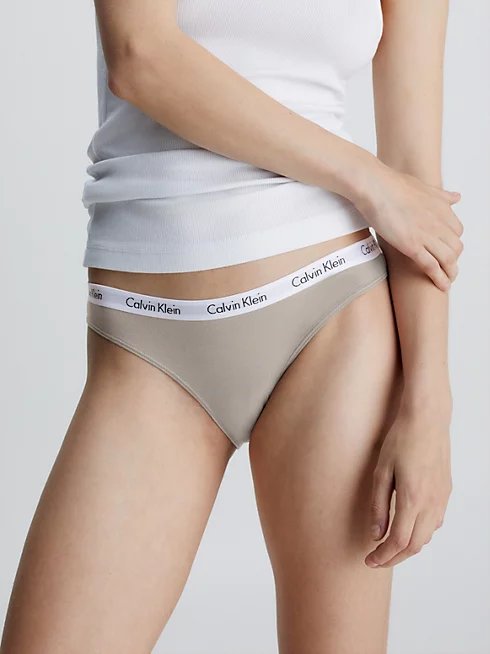Carousel bikiny – Calvin Klein Underwear, Béžová barva Ženy
