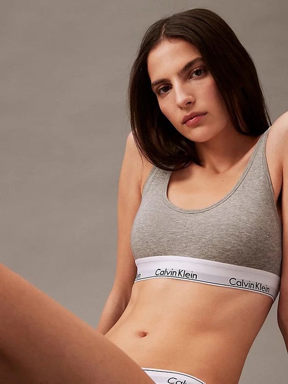 Luxusní Modern Fashion podprsenka, Šedá barva, M