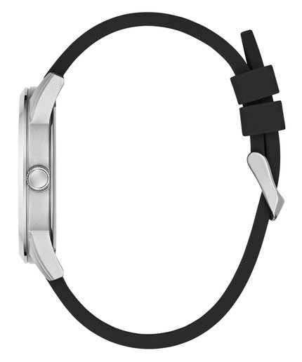 Módní Monte hodinky, Černá, Stříbrná barva, 2024