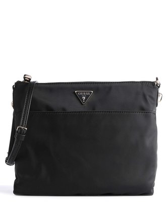 Guess – Eco gemma crossbody, Černá barva