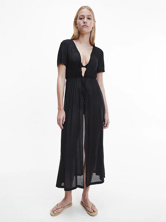 Calvin Klein Jeans – Logo žabky, Zlatá barva 1