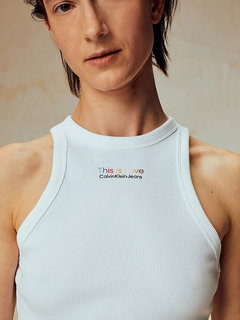 Luxusní This is Love tílko, Bílá barva, XS, S, M, L