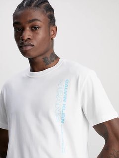 Stacked Logo triko Bílá barva Muži