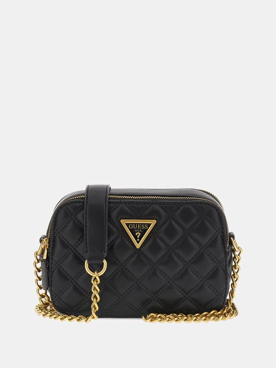 GUESS – Giully Camera crossbody, Černá barva
