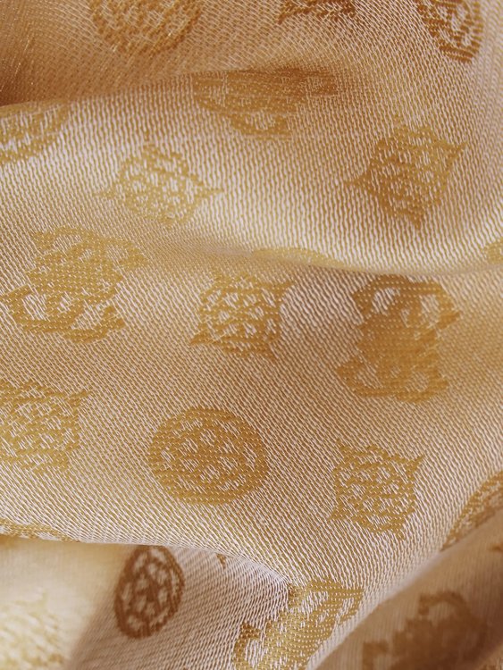 4G peony logo šátek – GUESS, Béžová barva Ženy