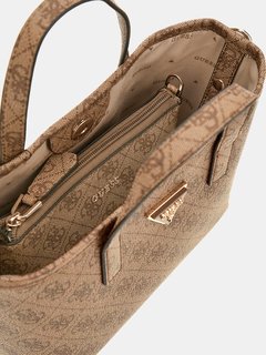 Luxusní Latona Tote kabelka, Hnědá barva, T/U