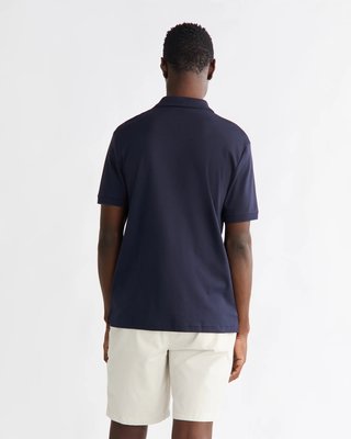 Smooth Cotton polo – Calvin Klein, Modrá barva Muži