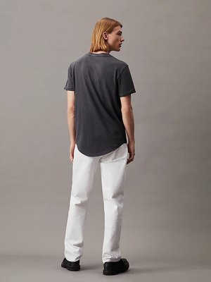 Washed Monologo triko – Calvin Klein Jeans, Šedá barva Muži