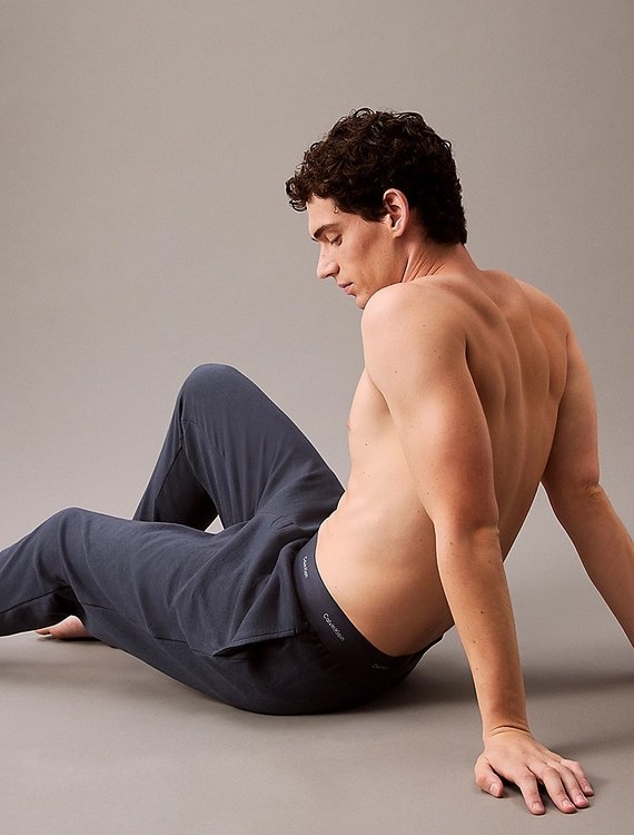 Modern Terry Jogger tepláky Modrá barva Muži