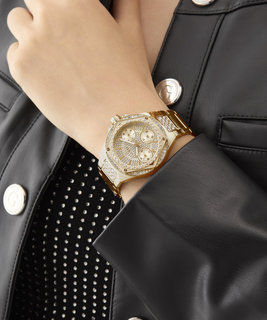 GUESS, Zlatá barva Envy hodinky