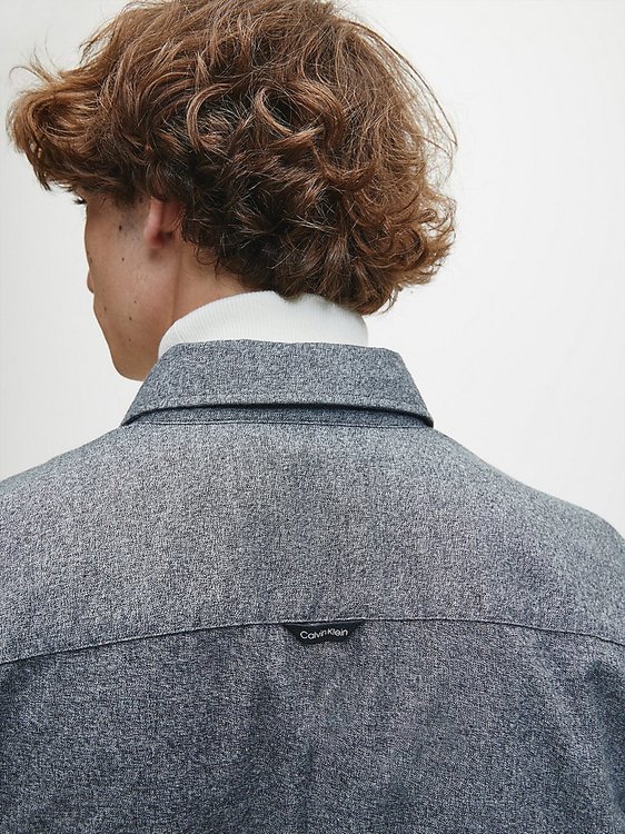 Luxusní Flannel Košile, Šedá barva, S, M, L, XL