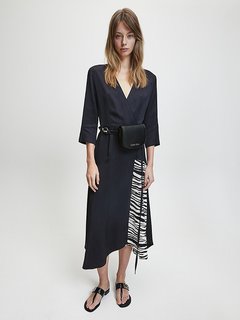 Kabelka CK Chain Belt Černá barva Ženy, Ženy