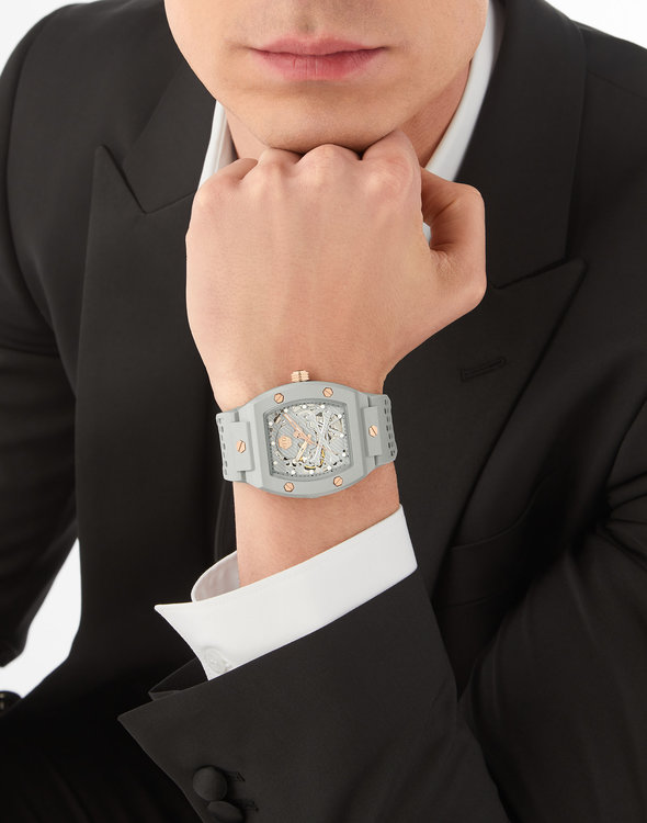 THE $KELETON hodinky Bílá, Šedá barva Muži