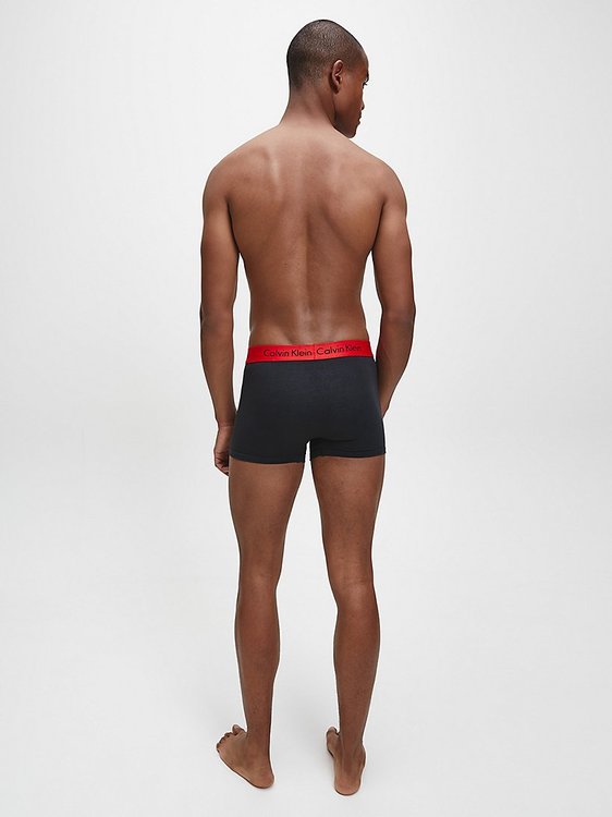 Módní Boxerky 2ks, Černá, Červená barva, BASIC                                   