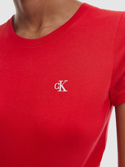 Módní Ck Slim Triko, Červená barva, 2021, 2020