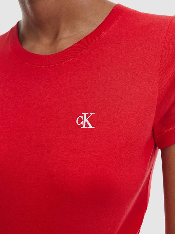 Módní Ck Slim Triko, Červená barva, 2021, 2020