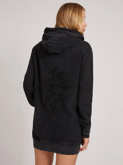 Guess – Sandrine oversize mikina, Černá barva 1