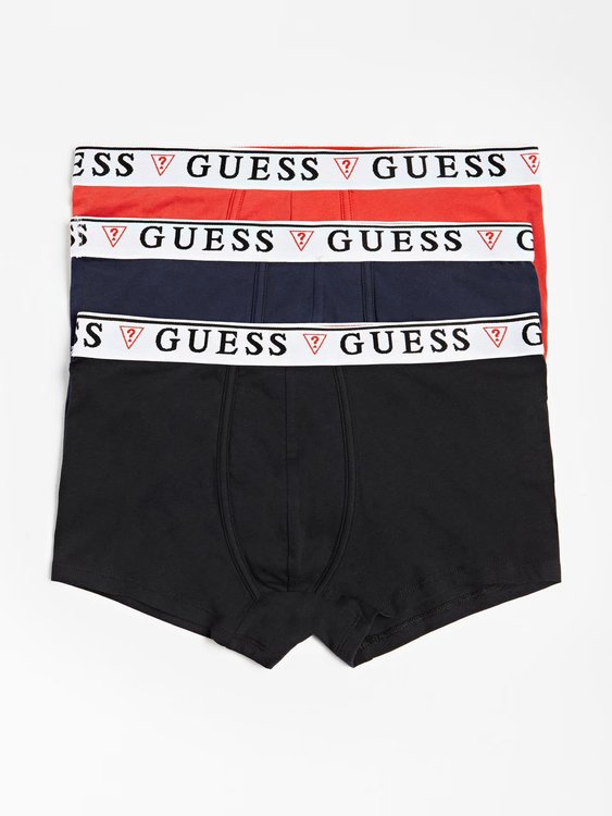 GUESS – Brian boxery, Černá, Červená, Modrá barva