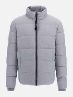 Luxusní Stretch puffa bunda, Šedá barva, M, L, XL