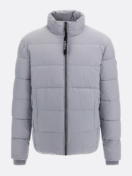 Luxusní Stretch puffa bunda, Šedá barva, M, L, XL