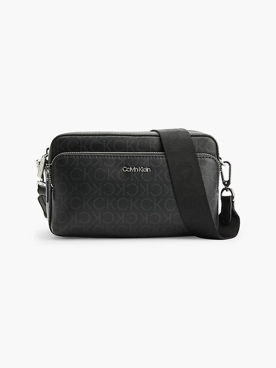 Calvin Klein Jeans – Camera crossbody, Černá barva