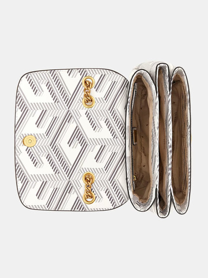 Módní Montreal crossbody, Bílá barva, 2023