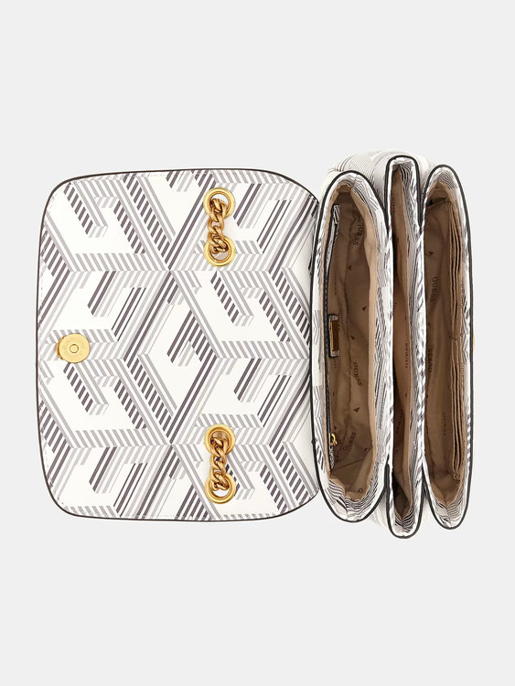 Módní Montreal crossbody, Bílá barva, 2023