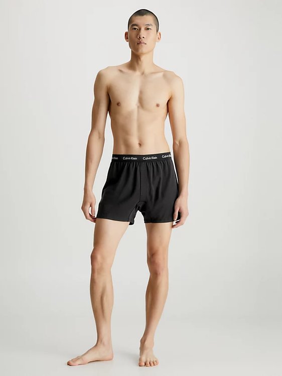 Cotton Stretch trenky 2ks Černá barva Muži